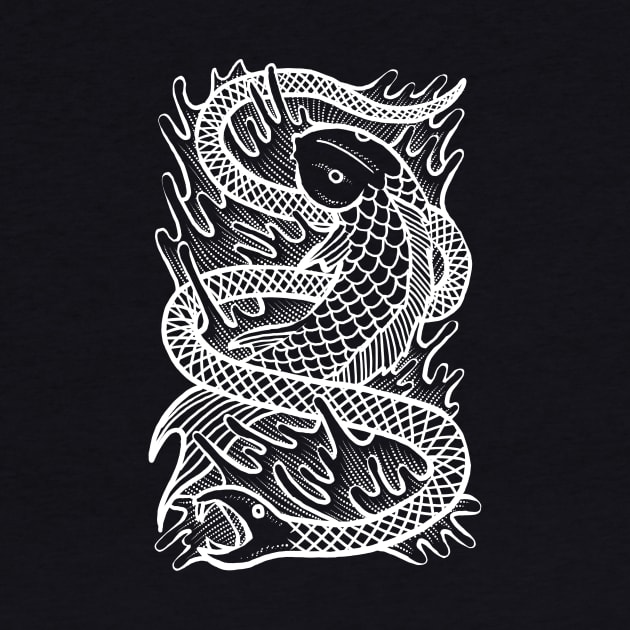 Snake and Carp by Buy Custom Things